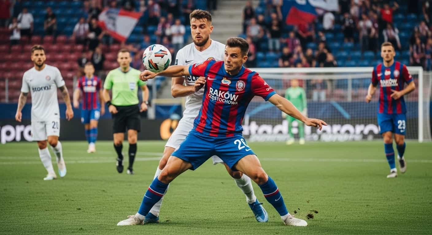 Raków Częstochowa walczy o drugie zwycięstwo w Lidze Konferencji przeciwko Sigma Ołomuniec
