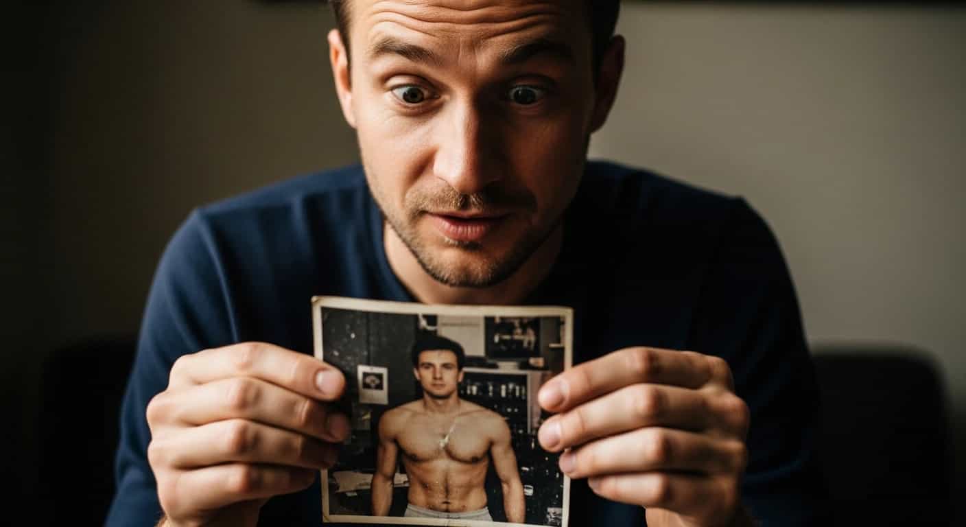 Sebastian Fabijański rozpływa się nad starym zdjęciem Piotra Stramowskiego bez koszulki