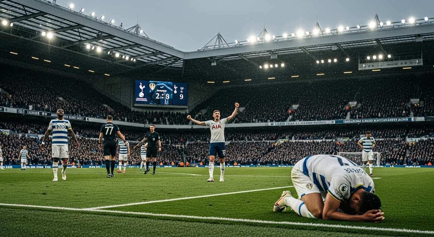Leeds przegrywa z Tottenham po dramatycznym meczu na Elland Road