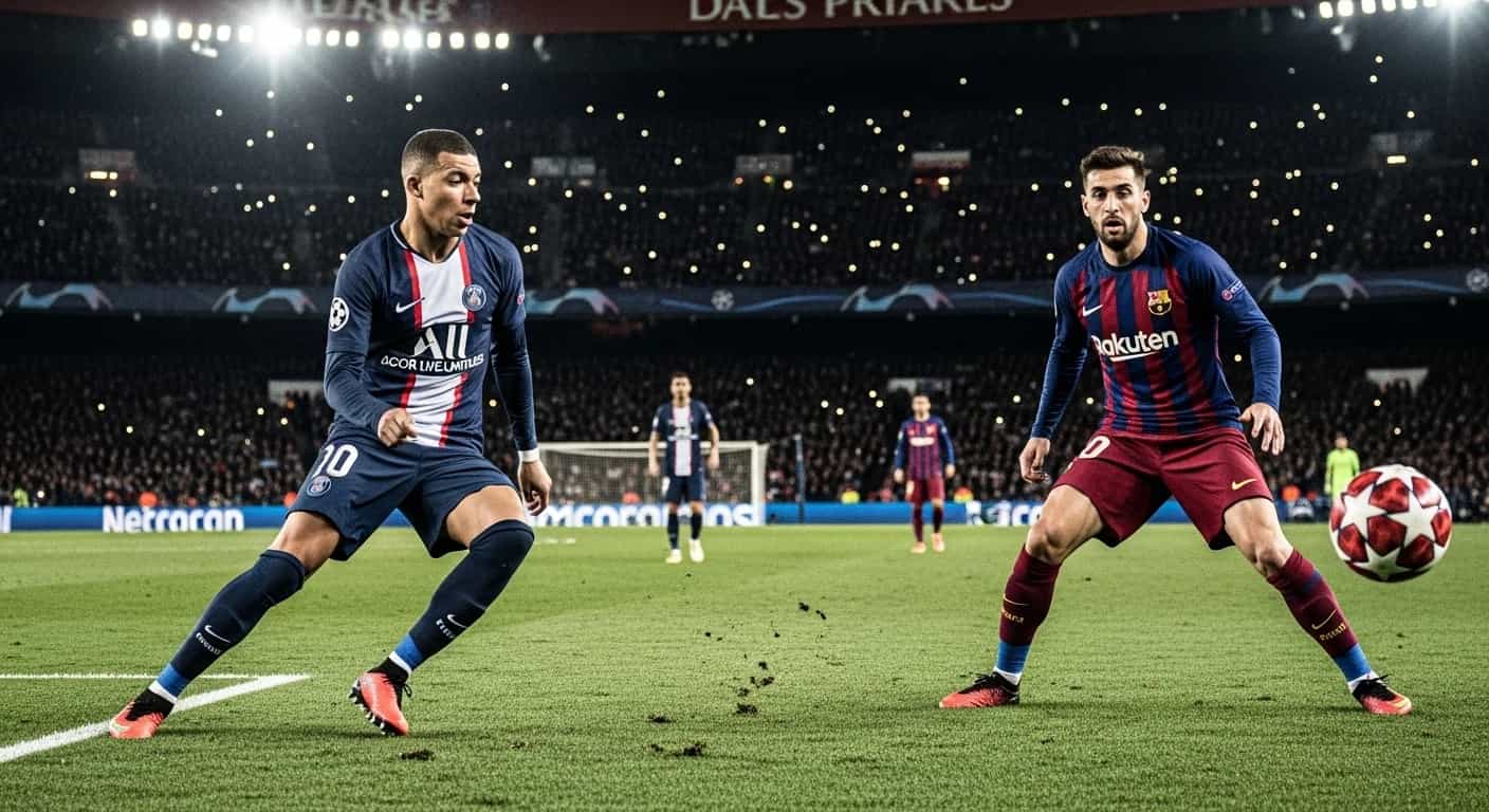 PSG bez Kvaratskhelii zmierzy się z Barceloną w hicie Ligi Mistrzów