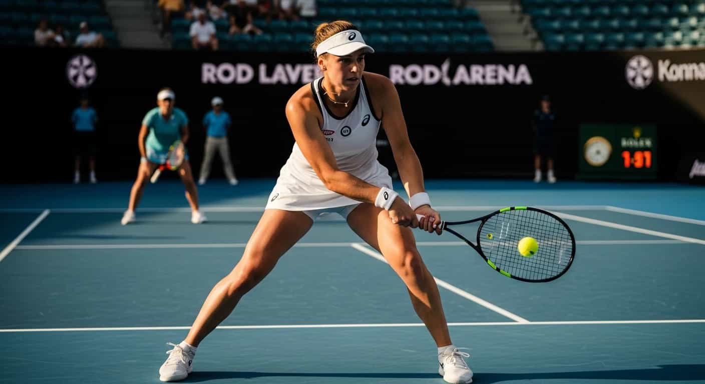 Iga Świątek walczy o awans do trzeciej rundy Australian Open przeciwko Marie Bouzkovej