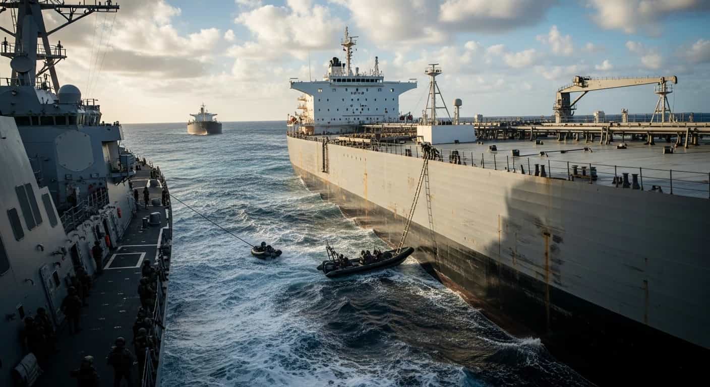 Amerykańskie siły przejęły dwa tankowce przewożące nielegalną ropę w ramach operacji na Atlantyku
