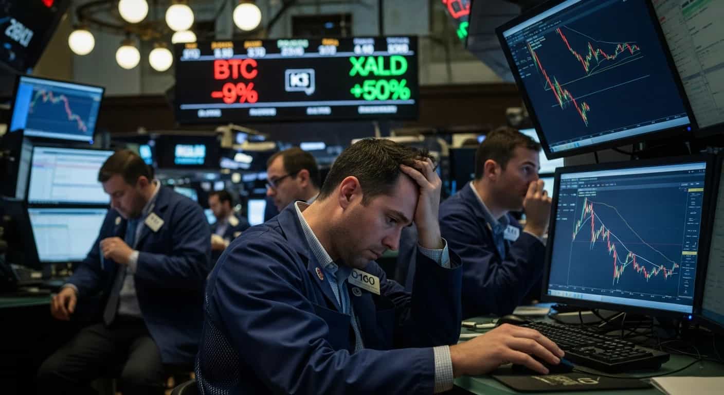 Bitcoin traci na wartości podczas gdy złoto rośnie - koniec narracji o bezpiecznej przystani kryptowalut