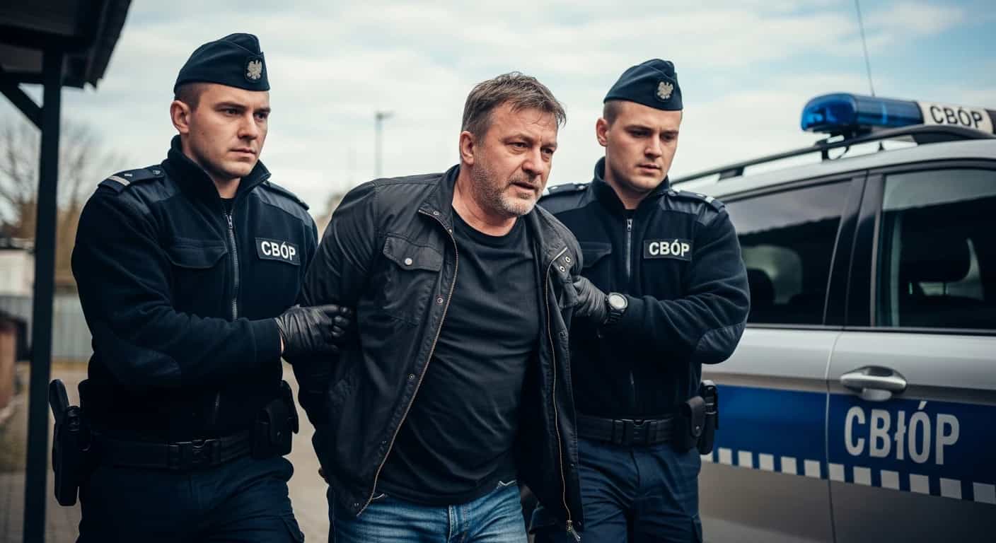 Misiek z Nadarzyna zatrzymany przez CBŚP w sprawie wymuszenia działki wartej 12 milionów złotych