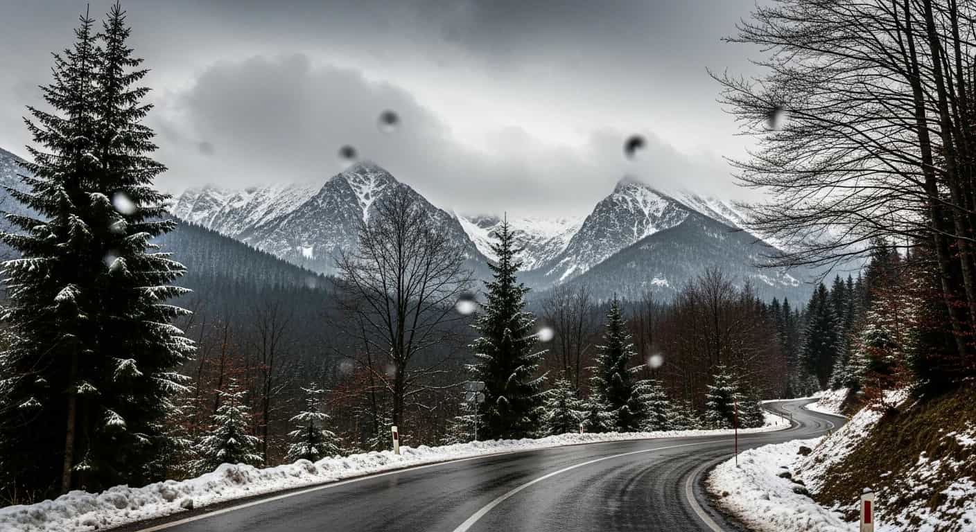 Prognoza pogody dla Zakopanego - nadchodzą opady śniegu i deszczu