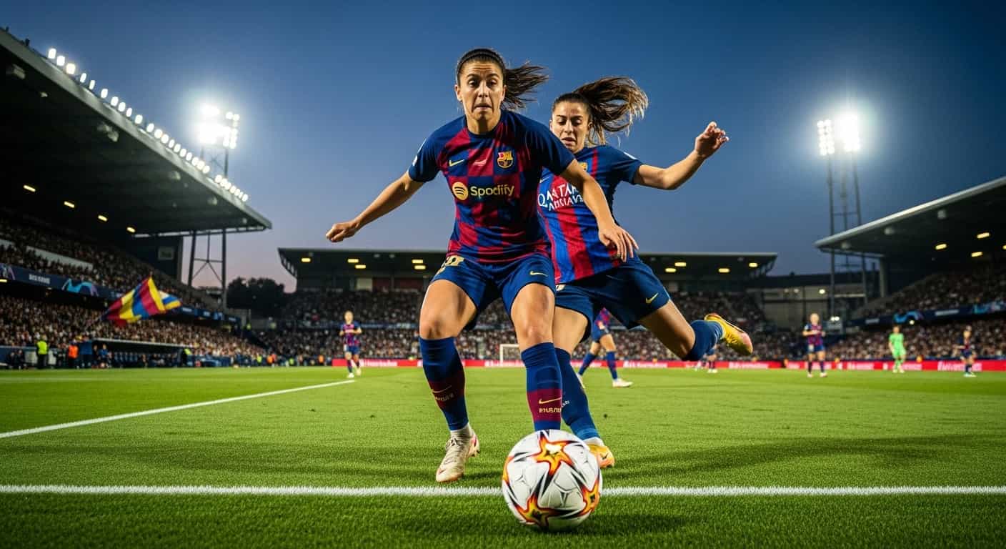 Barcelona Femeni walczy o pierwsze miejsce w tabeli Ligi Mistrzyń przeciwko Paris FC