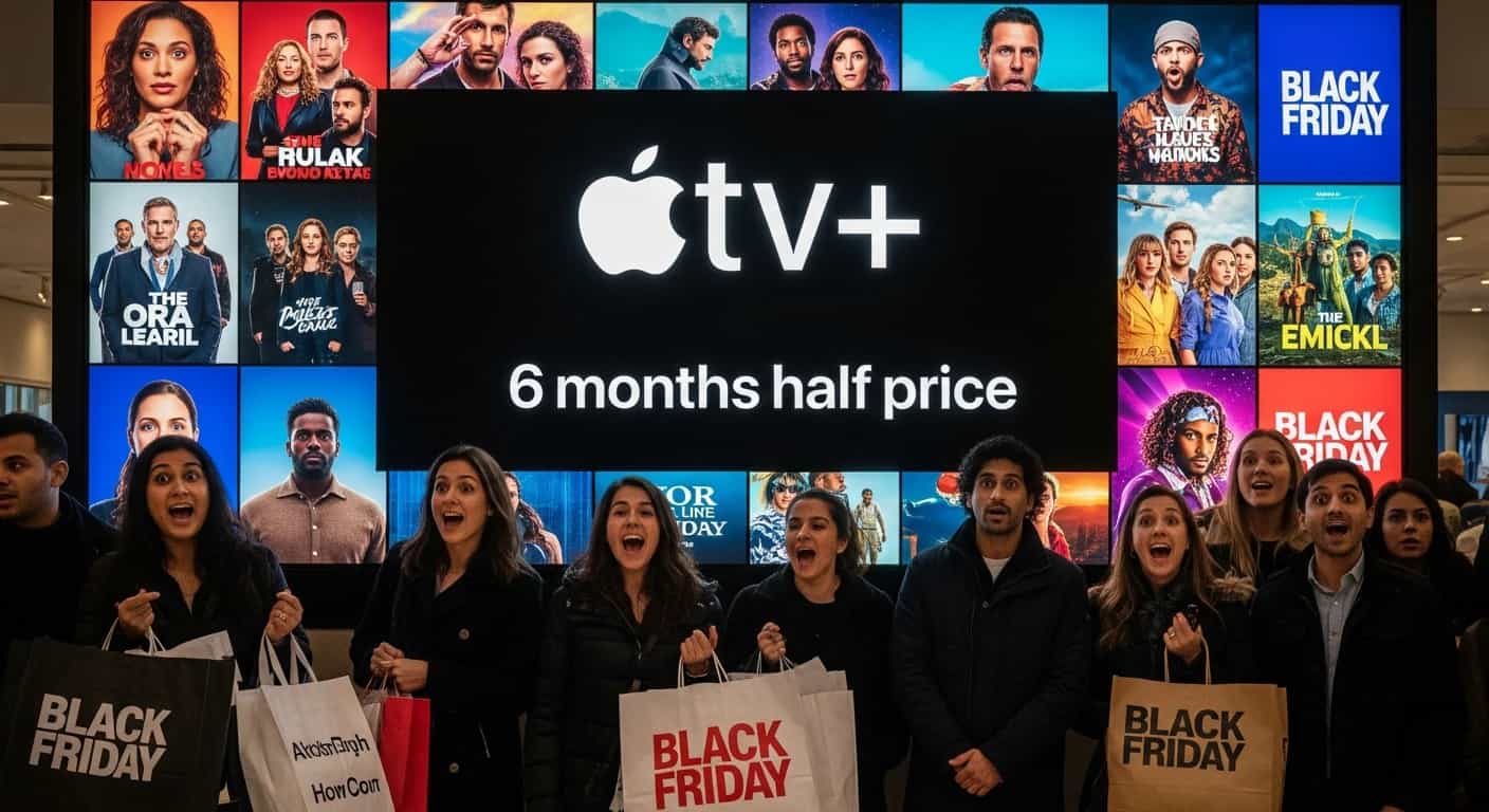 Apple TV+ z rekordową promocją na Black Friday - sześć miesięcy w połowie ceny