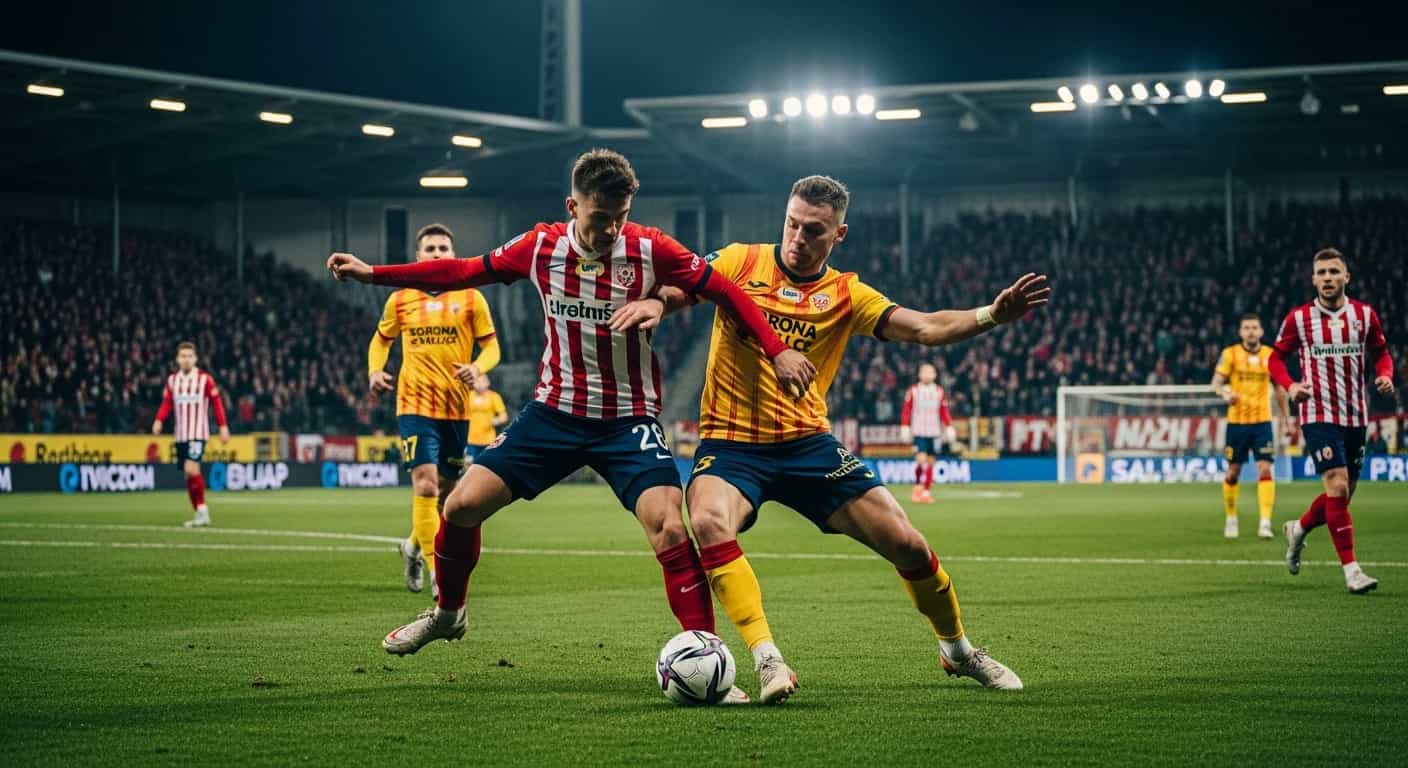 Widzew Łódź podejmuje Koronę Kielce w kluczowym meczu szesnastej kolejki Ekstraklasy