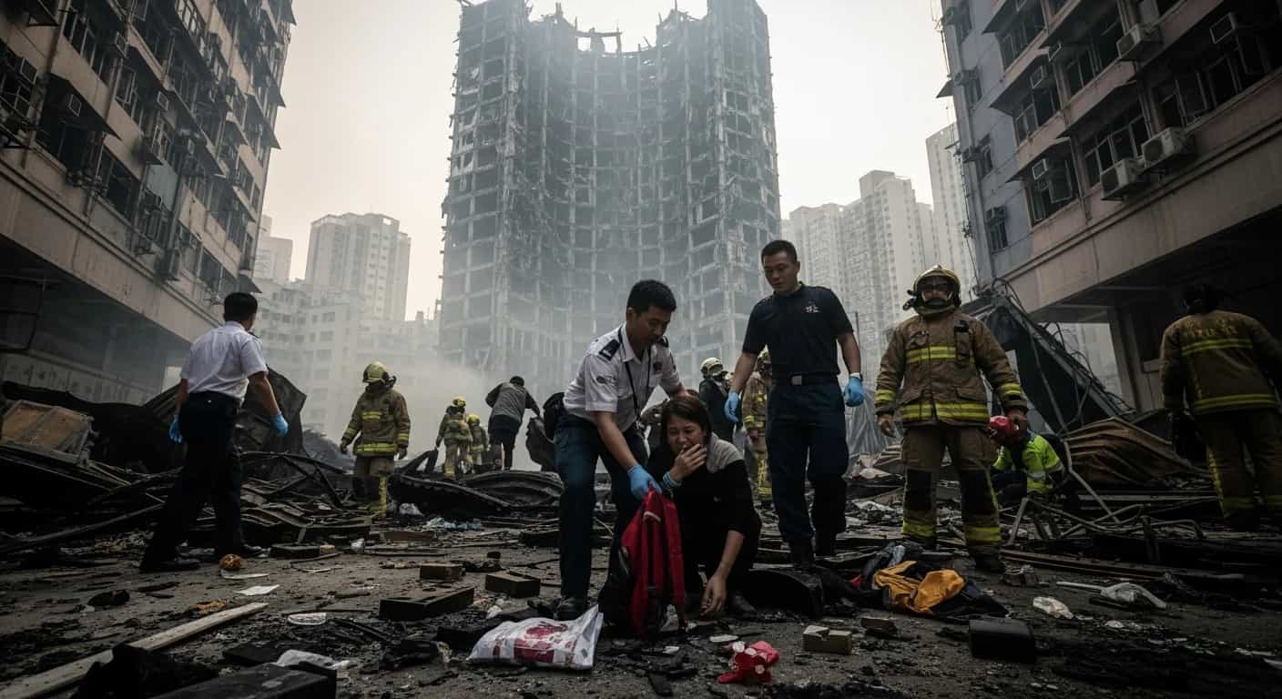 Tragiczny pożar w Hongkongu: 44 ofiary śmiertelne, setki rannych i zaginionych