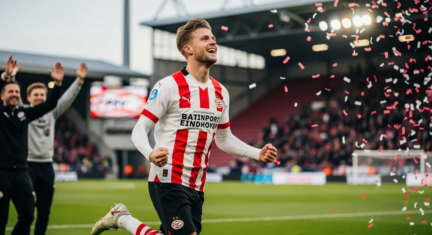 PSV kapitan Jerdy Schouten po triumfie nad Napoli: "Mogliśmy strzelić osiem bramek"