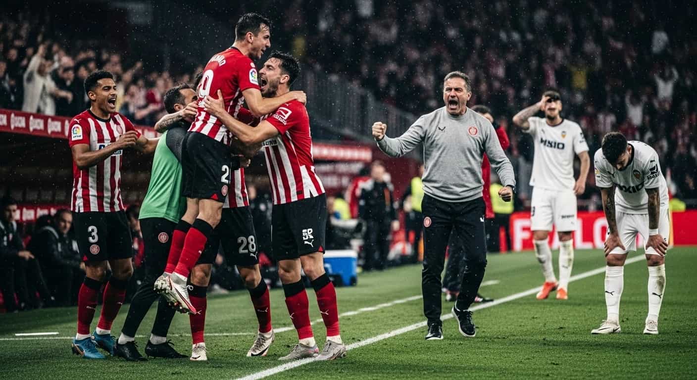 Girona pokonała Valencię 2-1 w dramatycznym meczu LaLiga