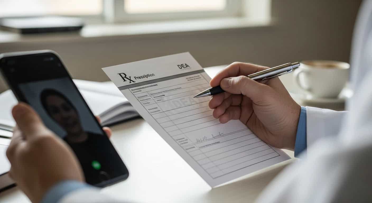 DEA przedłuża po raz czwarty możliwość zdalnego przepisywania leków kontrolowanych