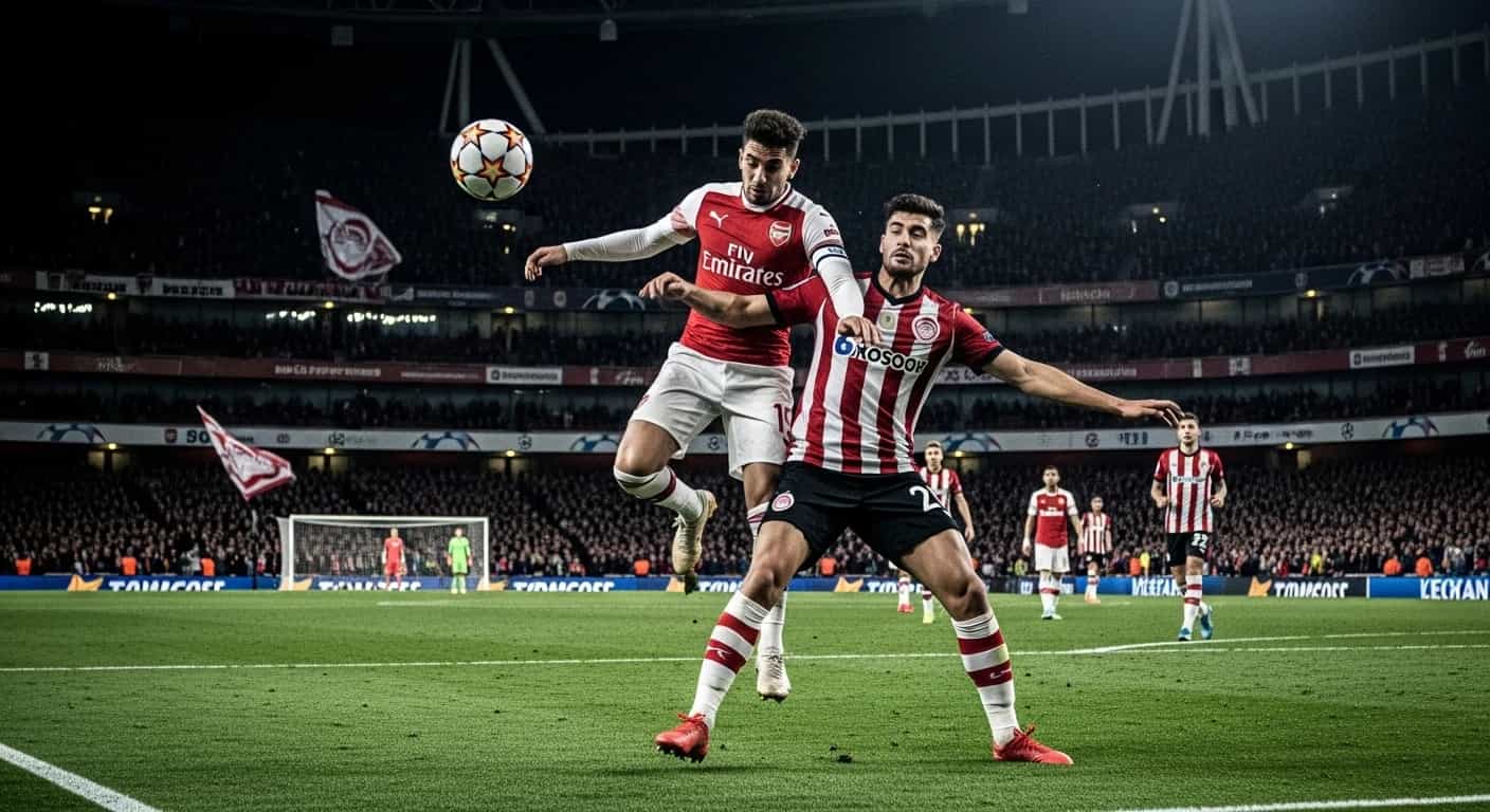 Arsenal podejmuje Olympiakos w kluczowym meczu Ligi Mistrzów