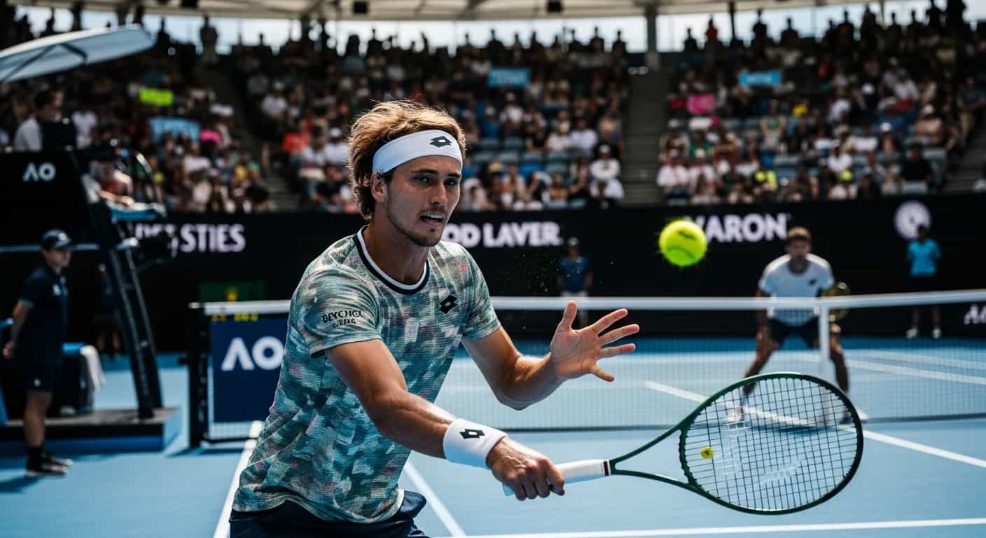 Alexander Zverev pokonuje Learnera Tiena w ćwierćfinale Australian Open 2025