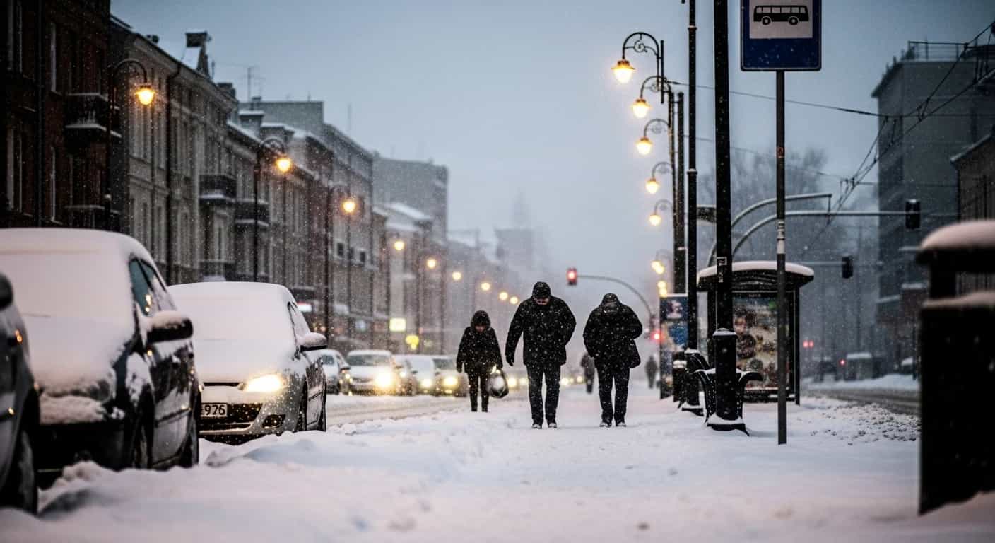 Białystok pod śniegiem - prognoza pogody na koniec grudnia i początek stycznia