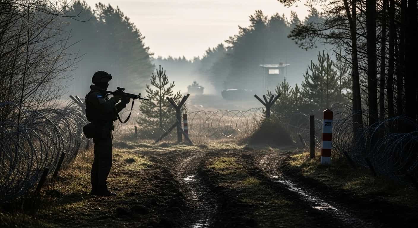 Estonia zamyka przejście graniczne z Rosją po zwiększonej aktywności wojskowej w Saatse Boot