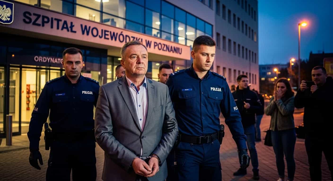 Ordynator Szpitala Wojewódzkiego w Poznaniu zatrzymany w związku z fałszowaniem dokumentacji medycznej