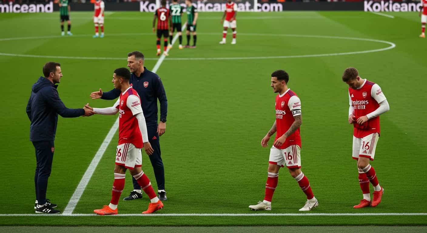 Arsenal z trzema zmianami w składzie na mecz przeciwko Nottingham Forest