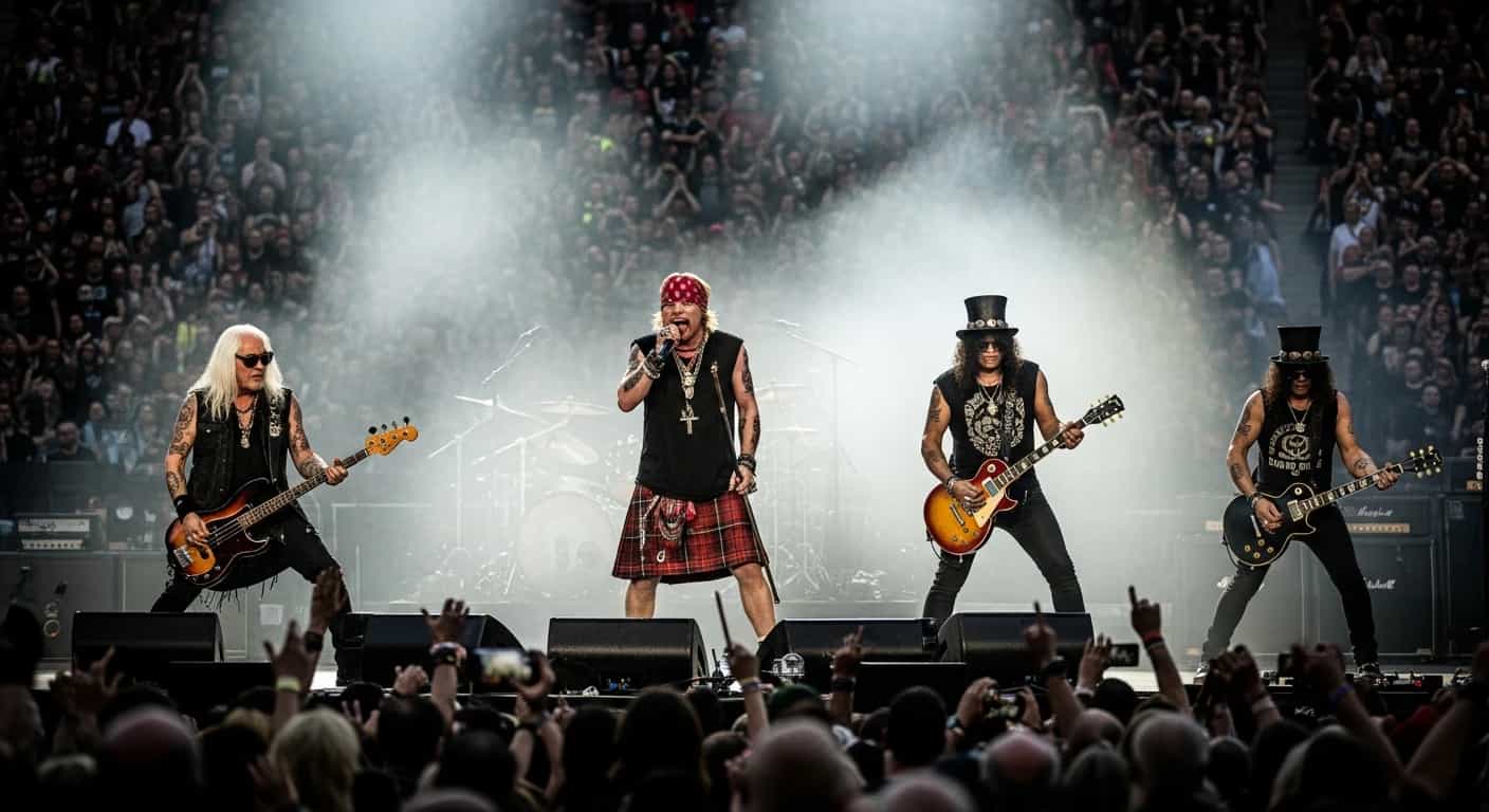 Guns N' Roses powraca do Polski z wyjątkową trasą koncertową w 2026 roku