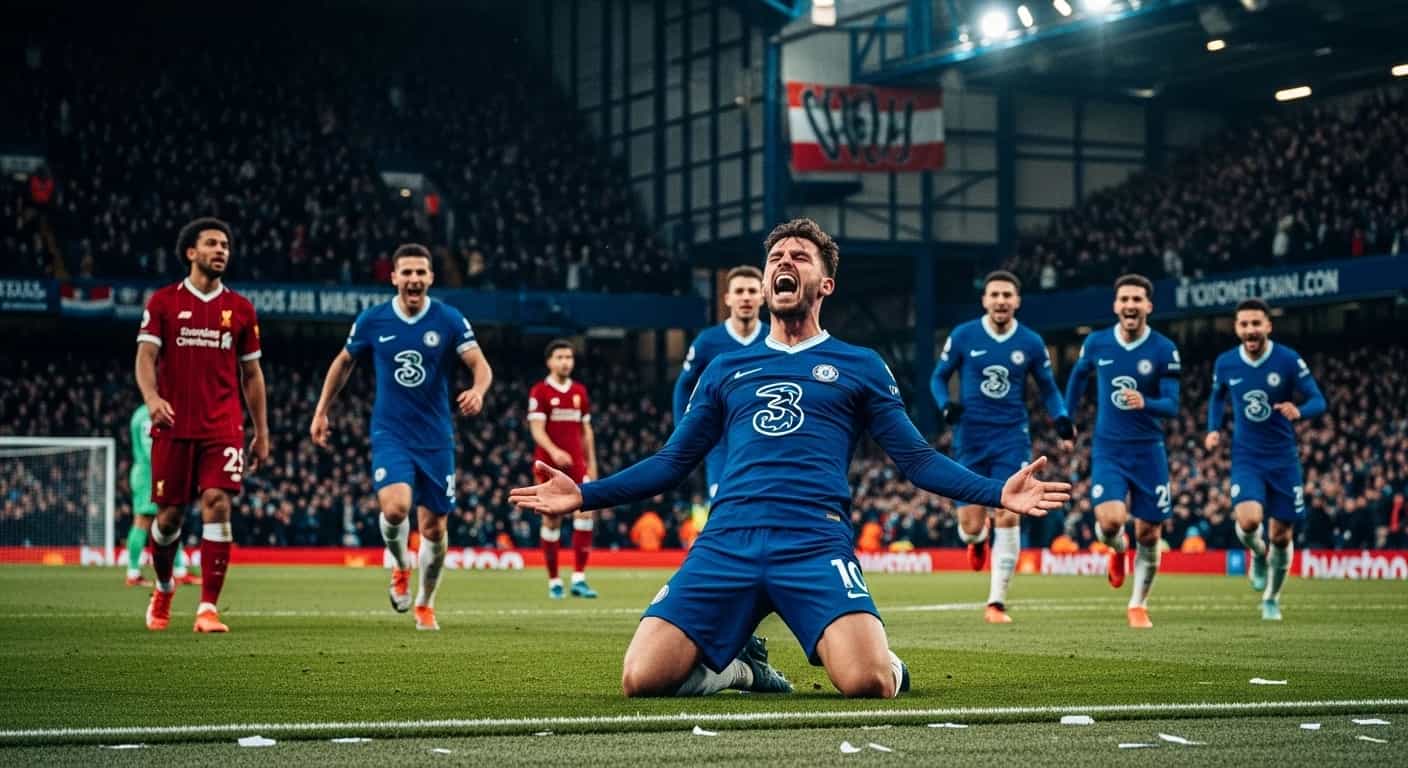 Dramatyczny mecz na Stamford Bridge - Chelsea pokonuje Liverpool 2:1 w doliczonym czasie gry