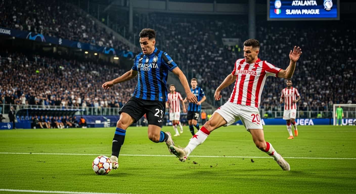 Atalanta Bergamo podejmuje Slavię Praga w kluczowym meczu Ligi Mistrzów