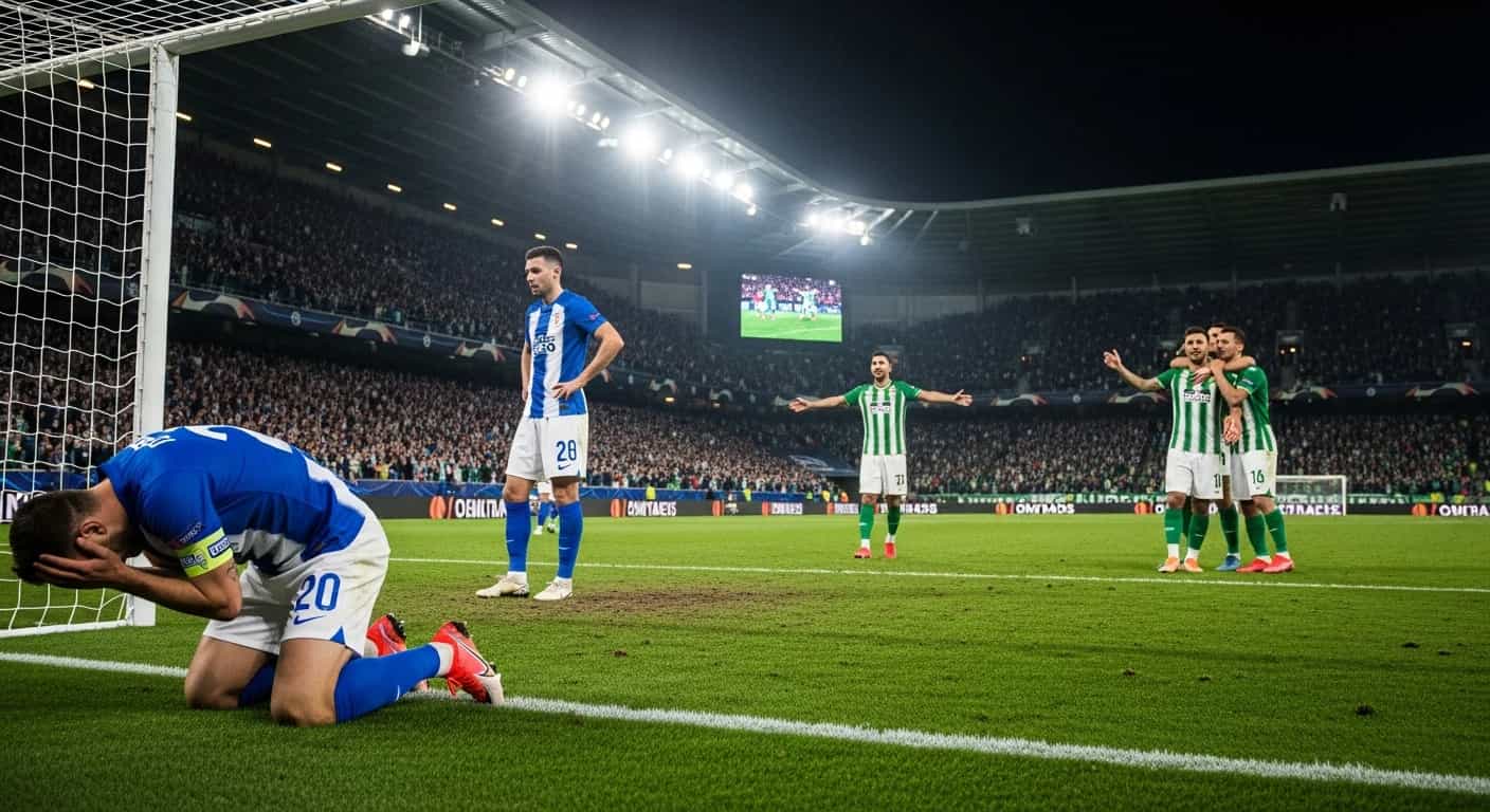 Dinamo Zagrzeb przegrywa z Realem Betis w Lidze Europy po dramatycznym meczu