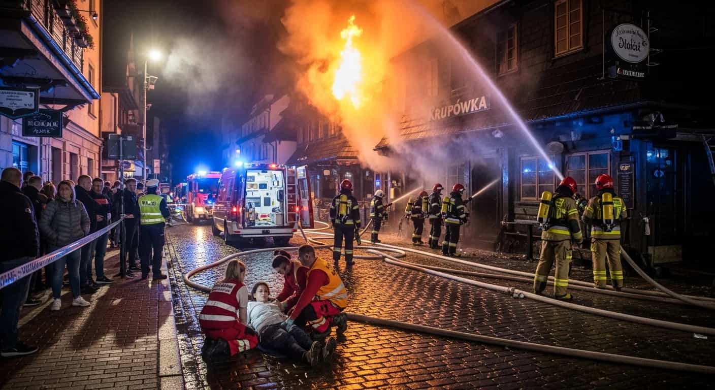 Dramatyczny pożar restauracji na Krupówkach - dwie kobiety w szpitalu po reanimacji