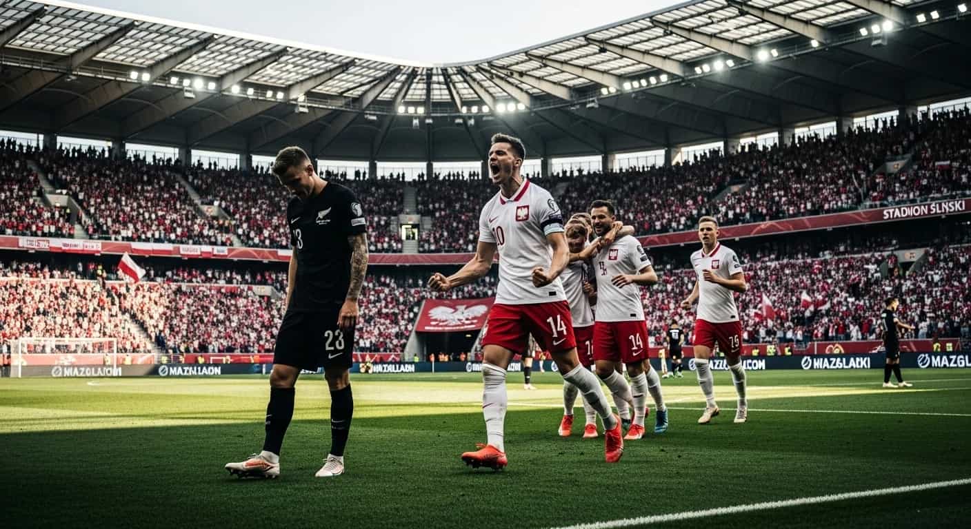 Polska pokonała Nową Zelandię 1:0 w meczu towarzyskim na Stadionie Śląskim