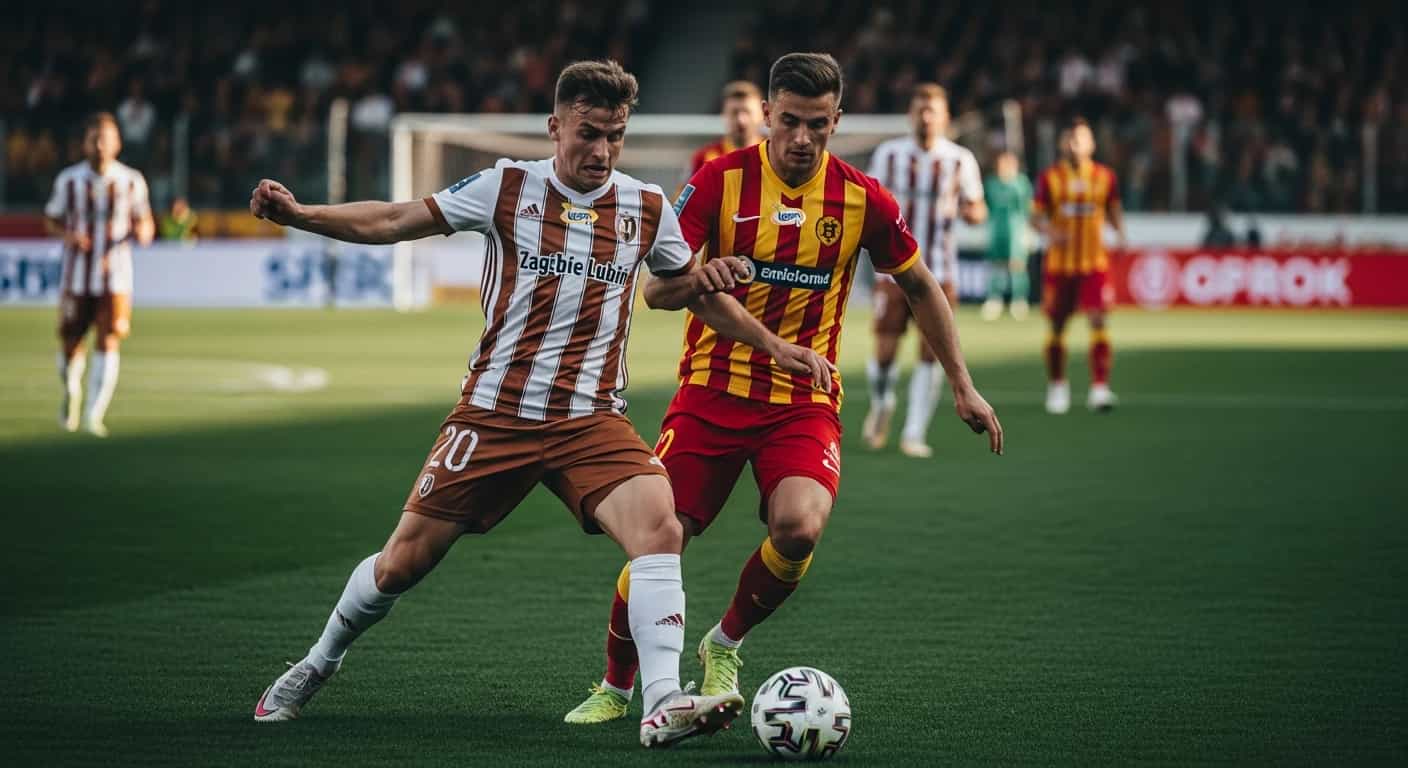 Zagłębie Lubin remisuje z Jagiellonią Białystok w emocjonującym meczu PKO BP Ekstraklasy