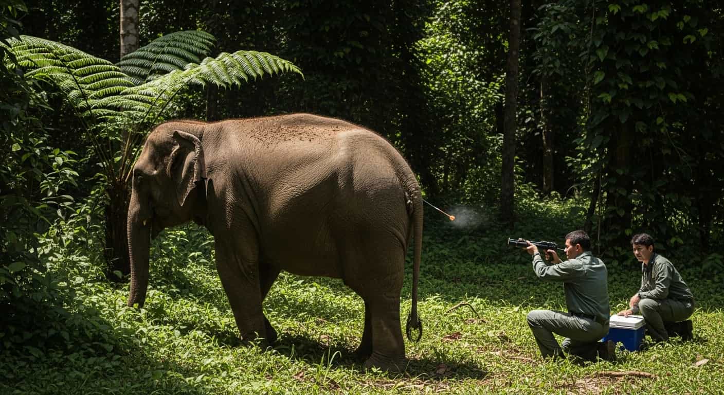 Tajlandia wprowadza szczepionki antykoncepcyjne dla dzikich słoni w celu kontroli populacji