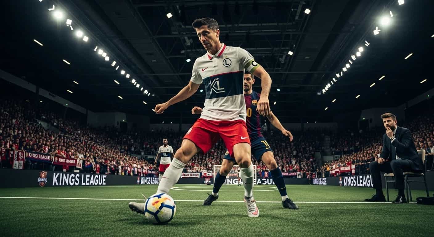 Kings League z polską reprezentacją - Lewandowski kapitanem drużyny w innowacyjnych rozgrywkach Piqué