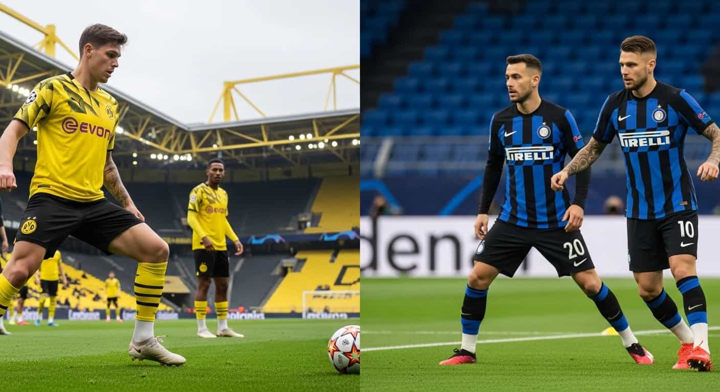 Borussia Dortmund i Inter Mediolan przed kluczowym starciem w Lidze Mistrzów