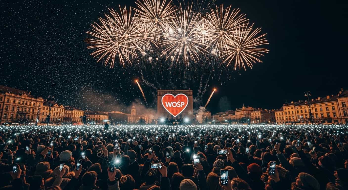 Światełko do Nieba 2026 - 34. Finał WOŚP z Rekordowym Wynikiem Ponad 100 Milionów Złotych