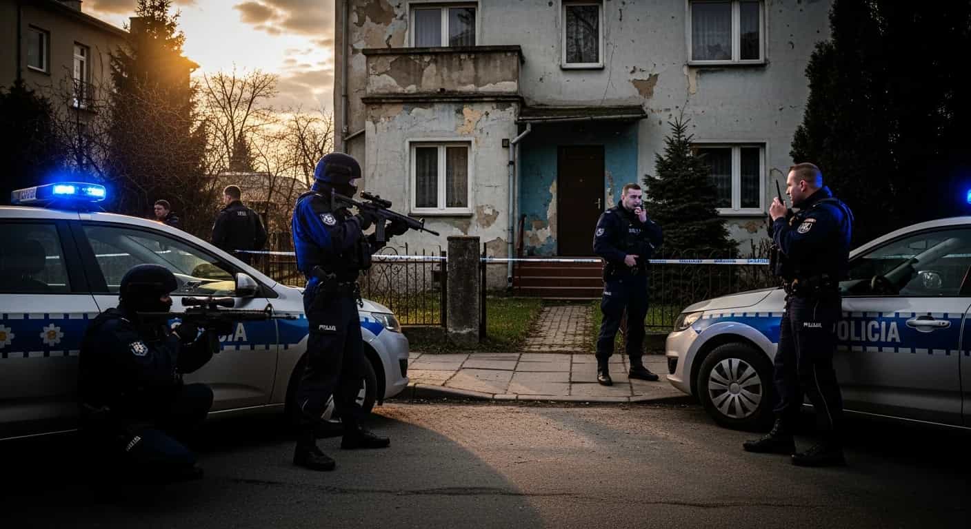 Tragedia na Targówku - syn zabił rodziców i zabarykadował się w domu