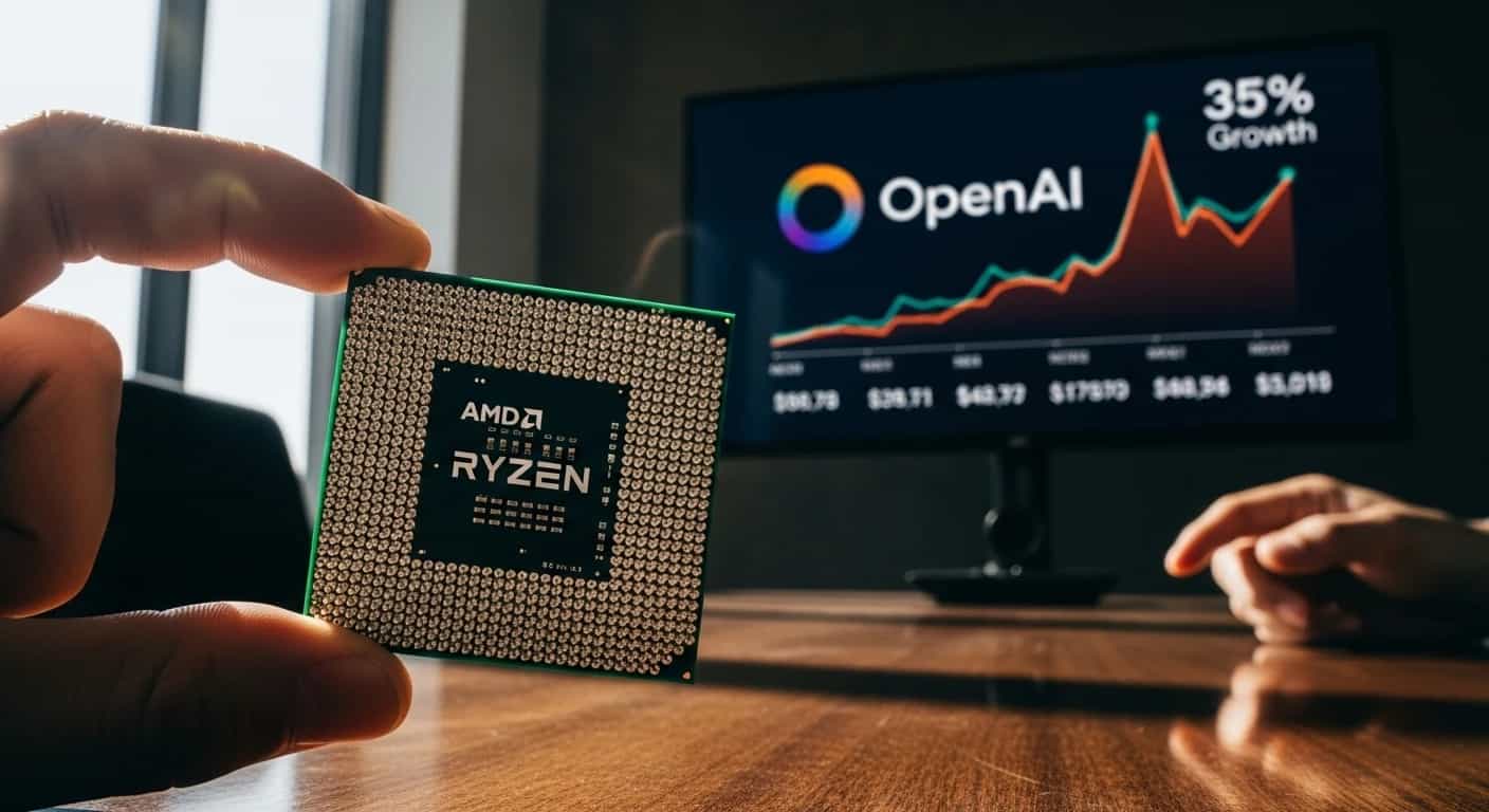 AMD rośnie o 35% po ogłoszeniu wielomiliardowej umowy z OpenAI