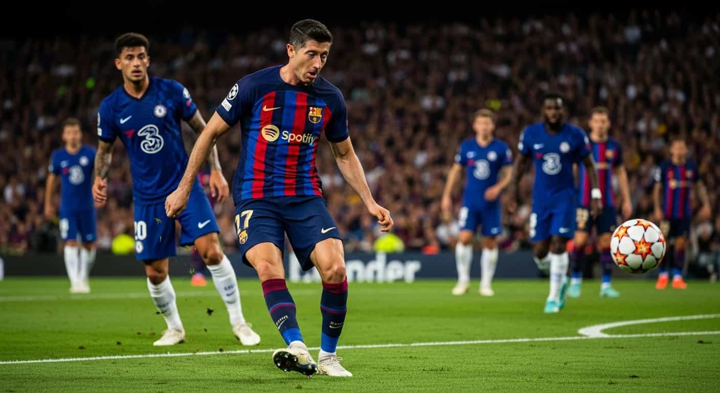 Lewandowski w składzie Barcelony na kluczowy mecz z Chelsea w Lidze Mistrzów