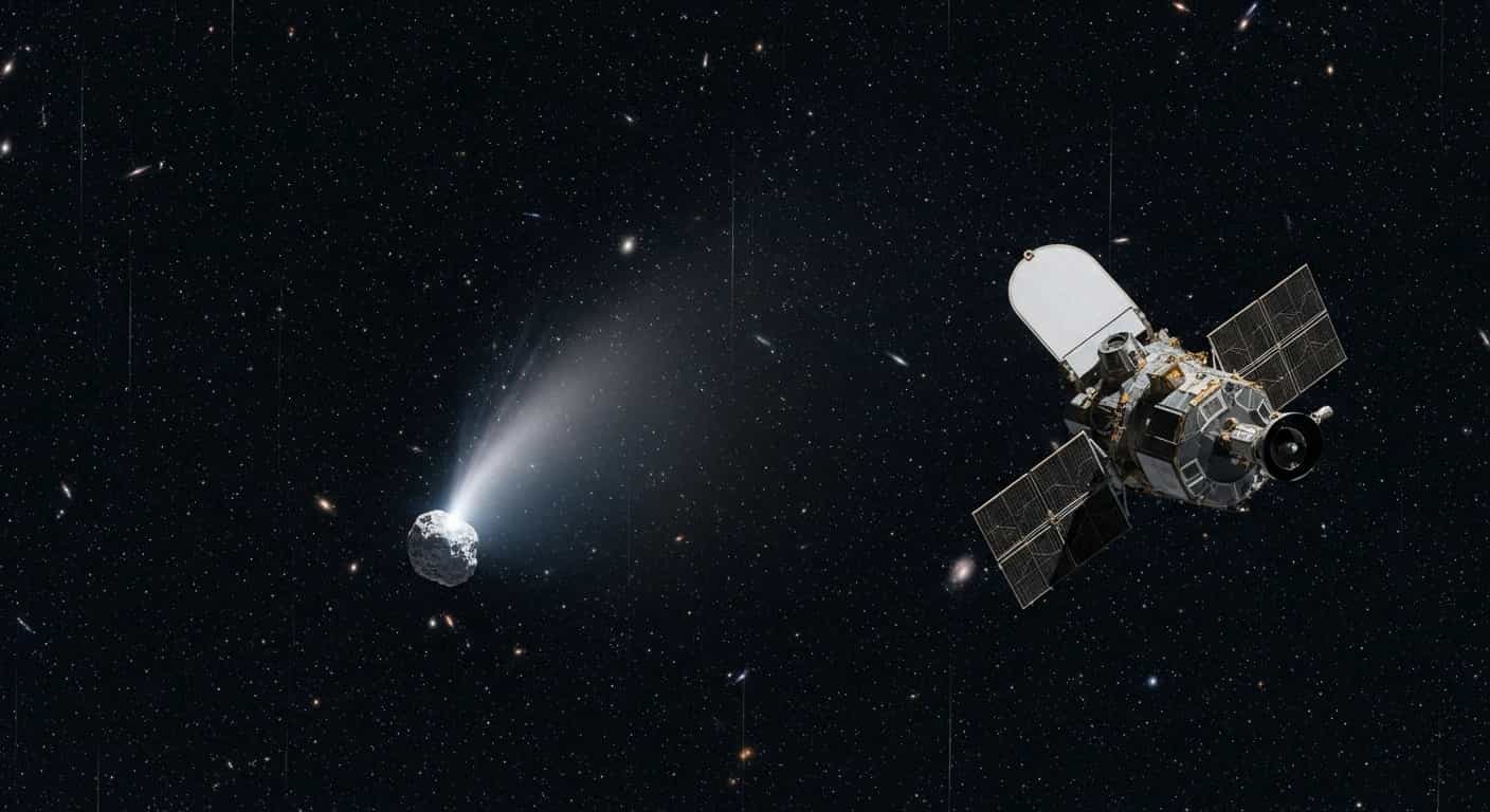 Kosmiczny Teleskop Hubble ponownie obserwuje międzygwiezdną kometę 3I/ATLAS