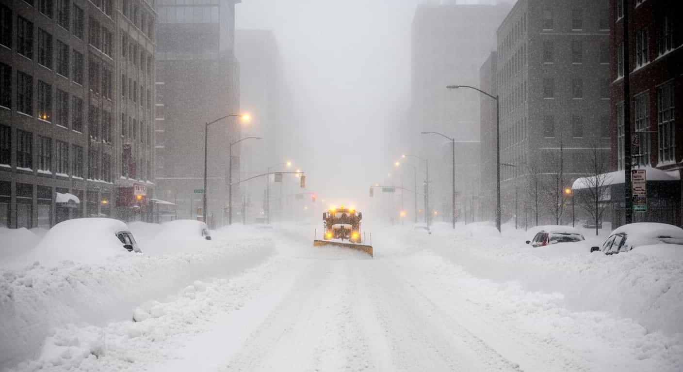 Potężna burza śnieżna paraliżuje Stany Zjednoczone - stan wyjątkowy w kilkunastu stanach
