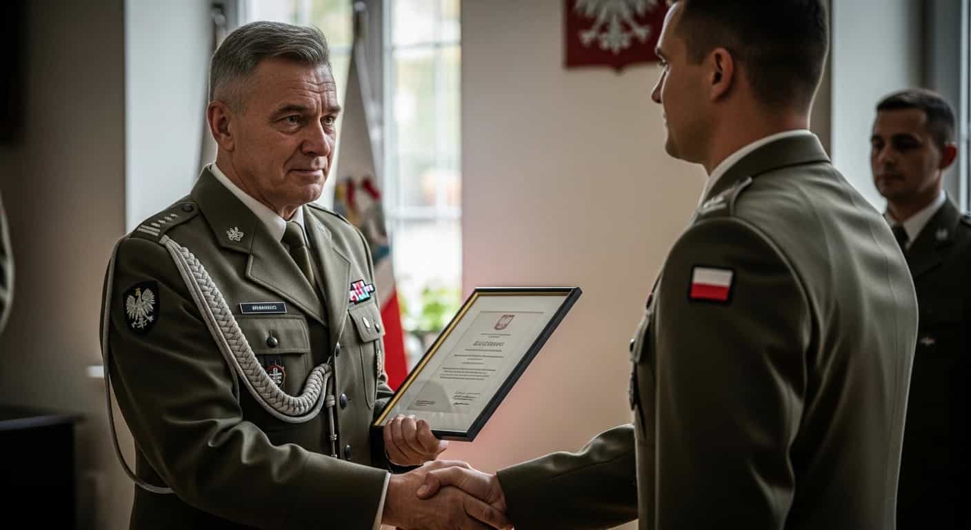 Generał Arkadiusz Szkutnik żegna się z wojskiem po 40 latach służby