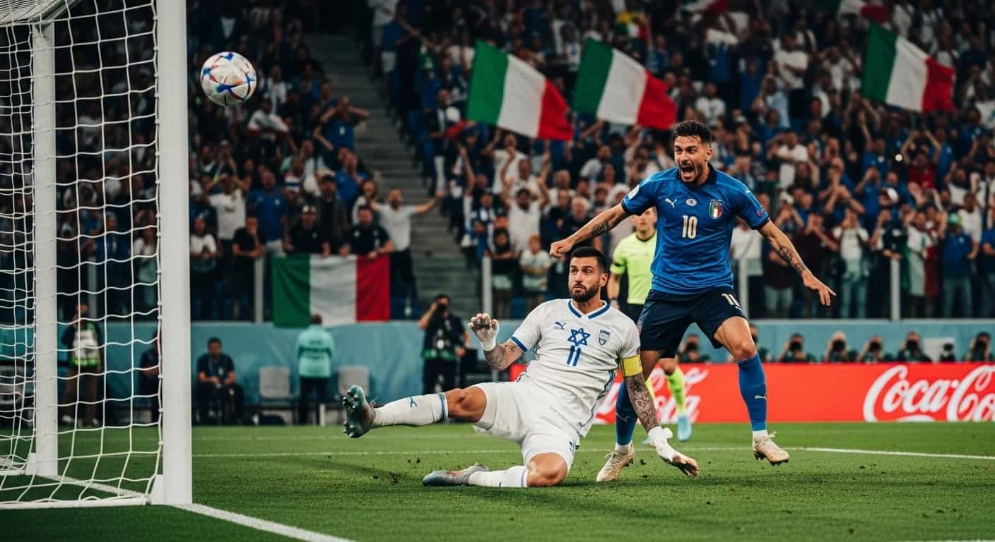 Włochy pokonują Izrael 3:0 w eliminacjach mundialu mimo napięć politycznych