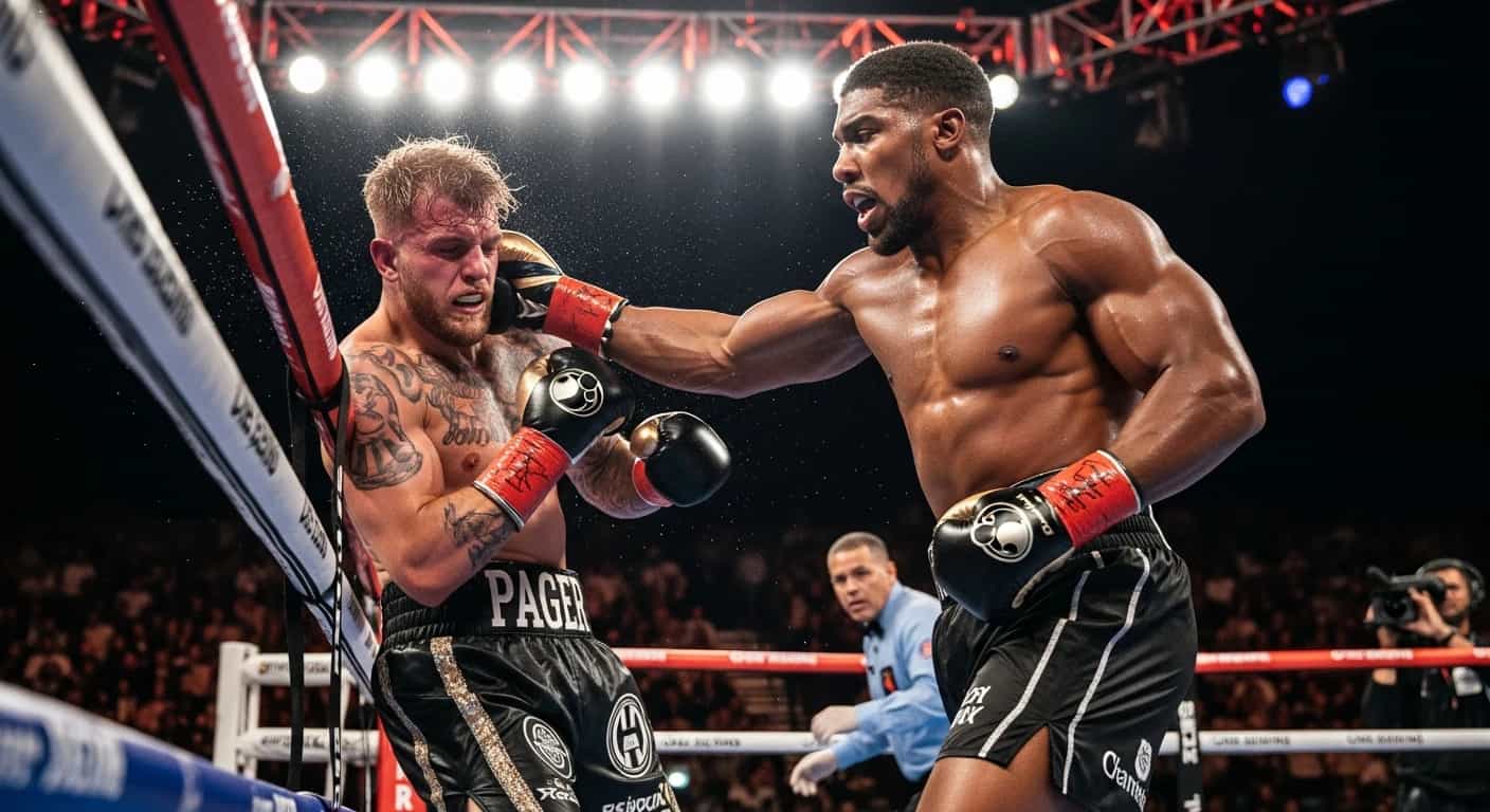 Anthony Joshua nokautuje Jake Paula w szóstej rundzie - Brytyjczyk kończy kontrowersyjną walkę w Miami