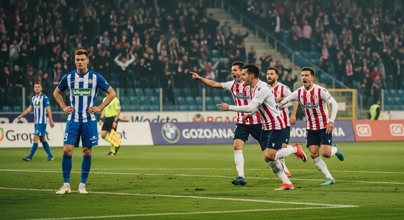 Wisła Kraków pokonuje Hutnik 1:0 w derbowym starciu Pucharu Polski