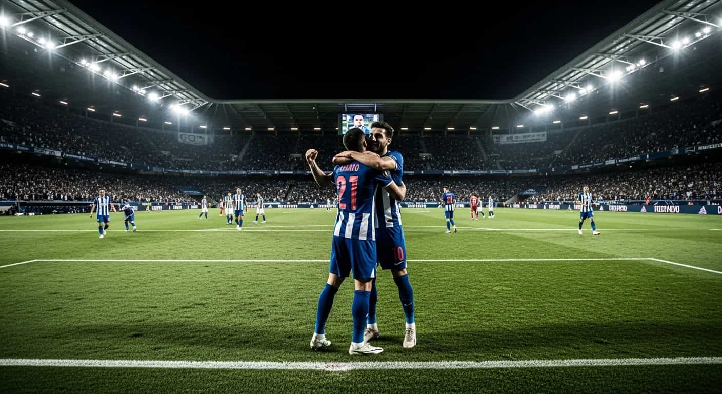 FC Porto pokonuje AVS 2-0 w ostatnim meczu roku na Estádio do Dragão