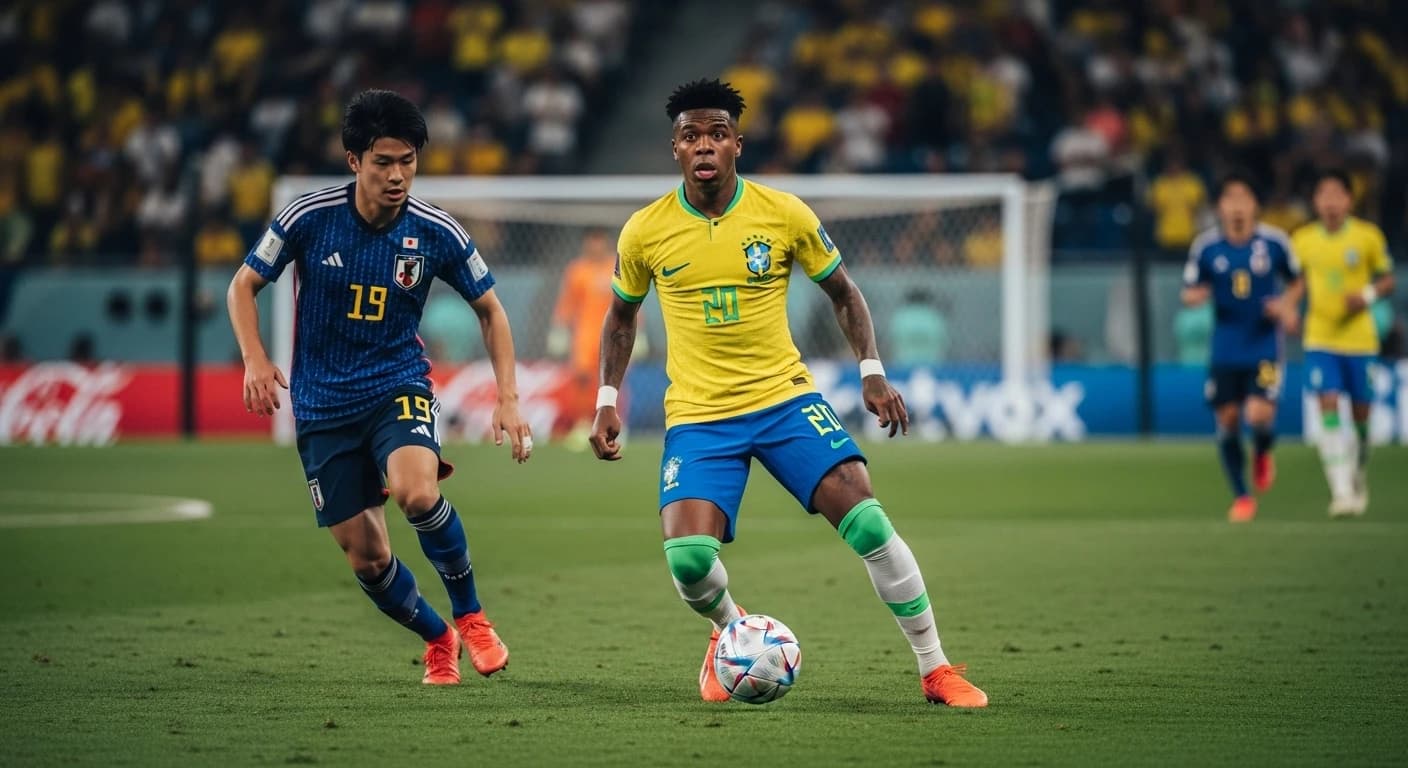 Japonia podejmie Brazylię w meczu towarzyskim - Ancelotti testuje nowe ustawienie z Viníciusem