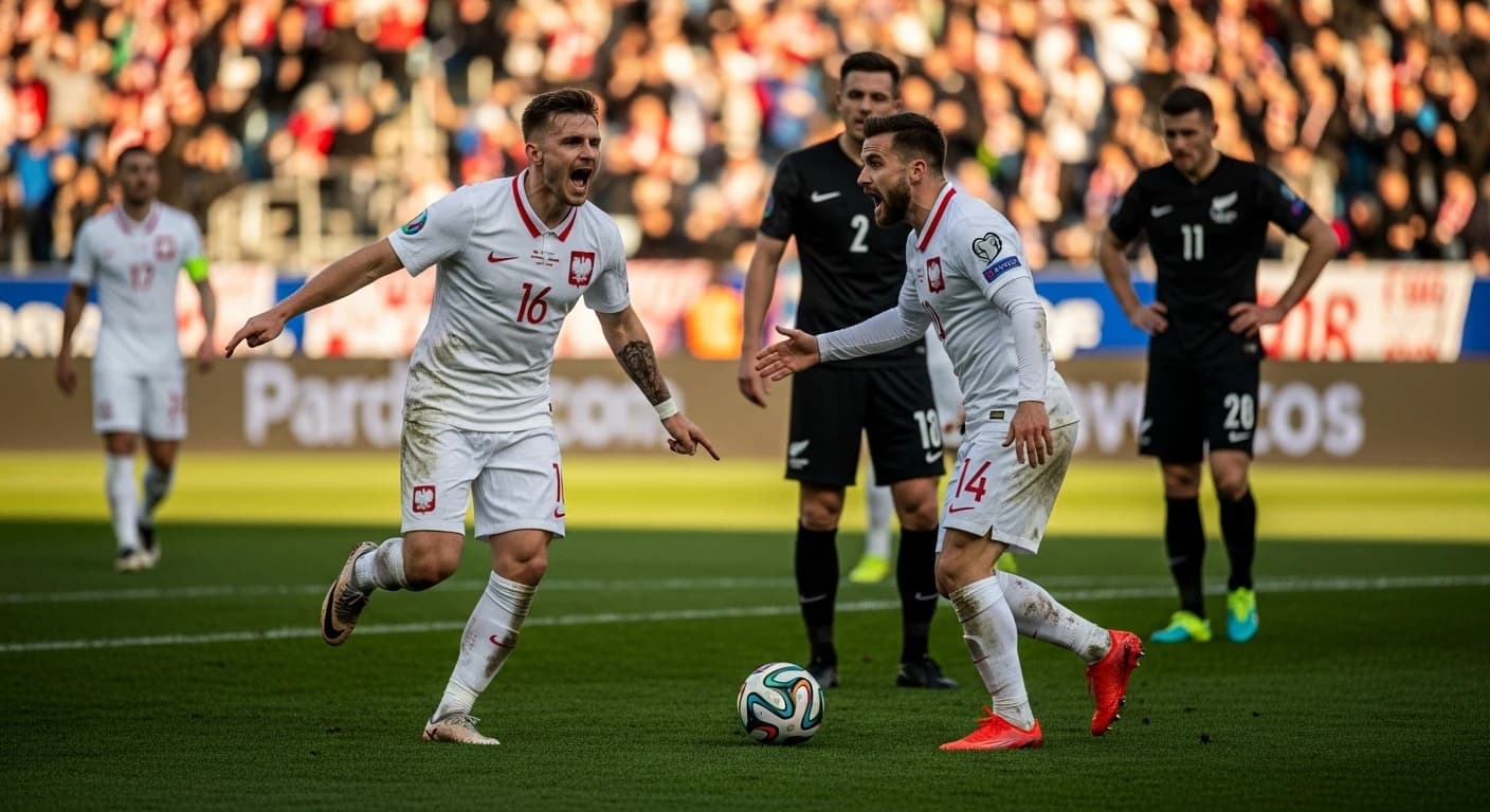 Polska - Nowa Zelandia: Oceny zawodników po skromnym zwycięstwie 1:0