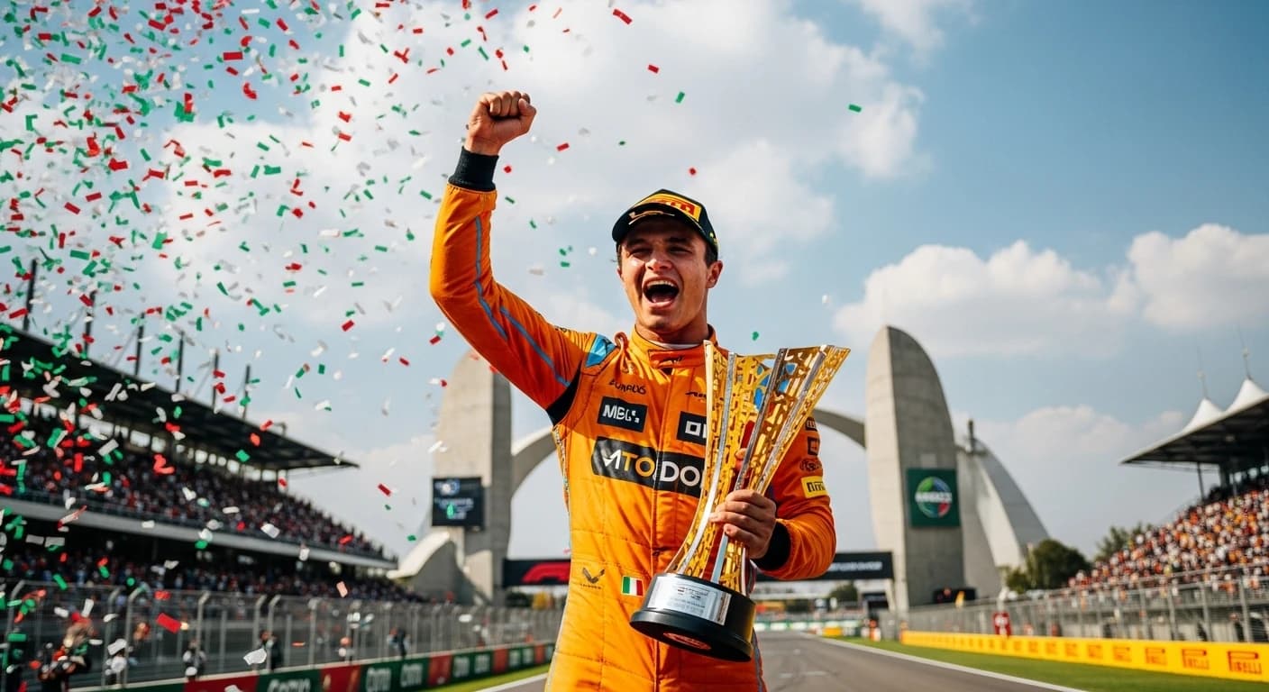 Lando Norris triumfuje w Meksyku i przejmuje prowadzenie w klasyfikacji generalnej Formuły 1
