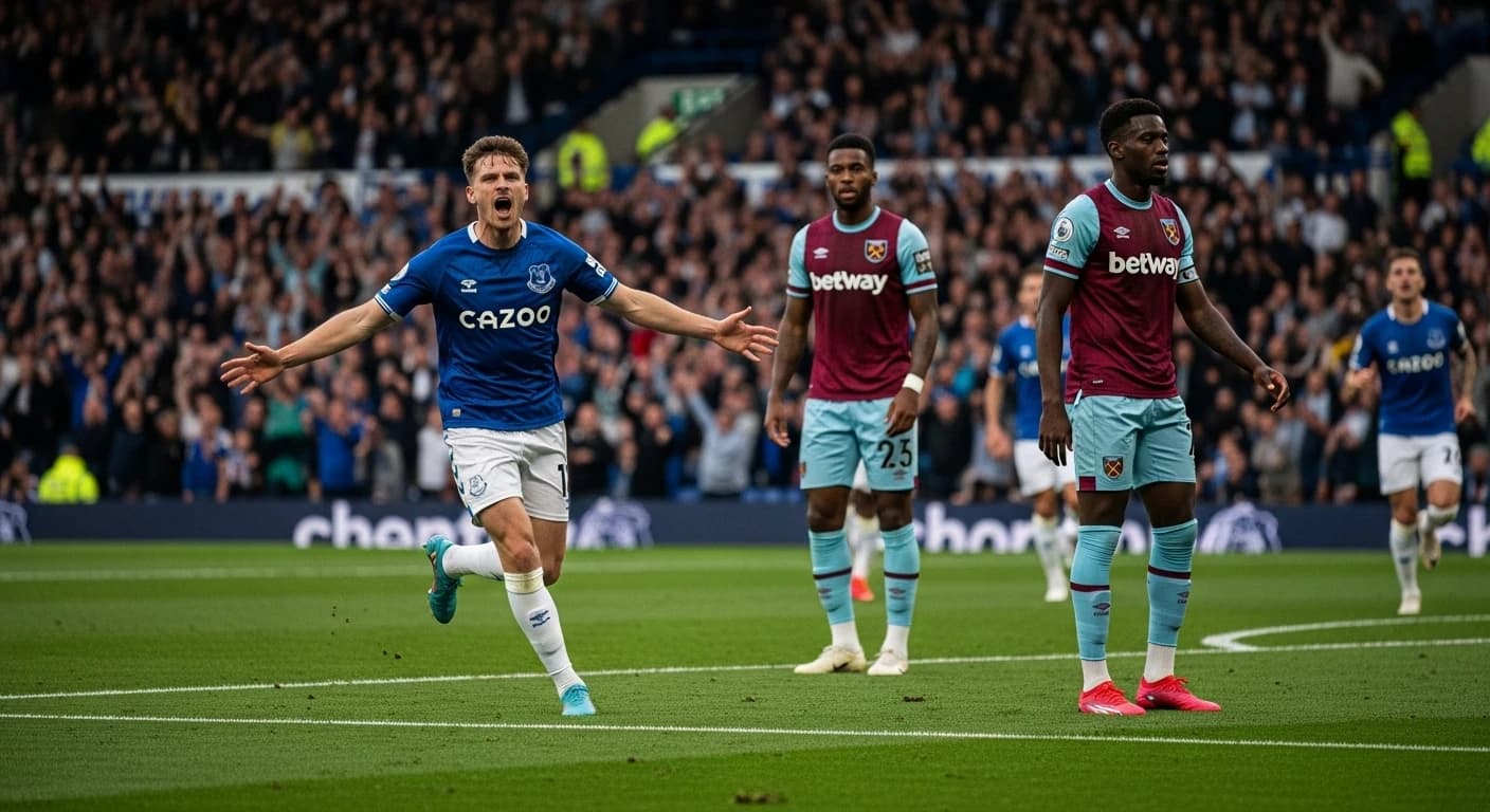 Everton pokonuje West Ham 1-0 w debiucie Nuno Espírito Santo jako trenera Młotów