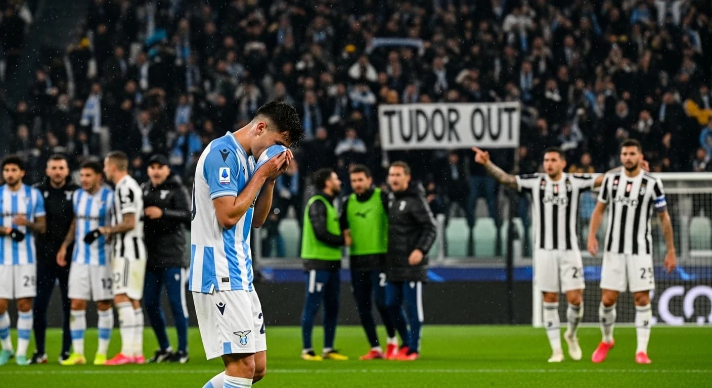 Lazio przegrywa z Juventusem po błędzie Davida, Tudor pod presją kibiców