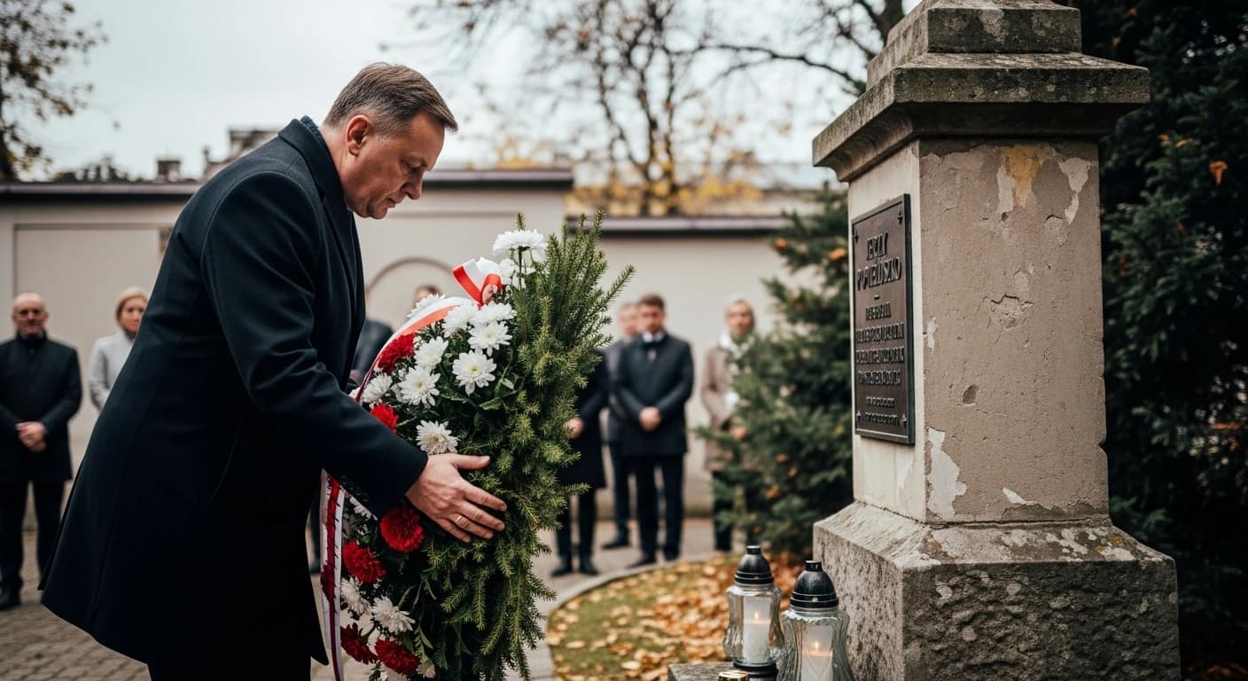 Prezydent Nawrocki uczcił pamięć błogosławionego księdza Jerzego Popiełuszki w 41. rocznicę śmierci