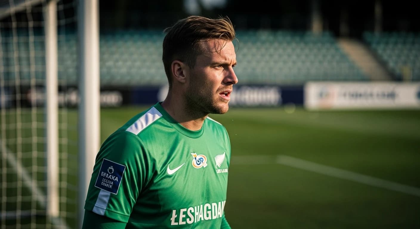 Alex Paulsen - nowozelandzki bramkarz Lechii Gdańsk gotowy na konfrontację z Polską